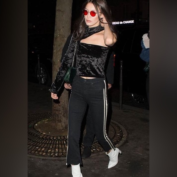 MOTHER Insider Crop Step Fray in Guilty Racer Jeans Size 26 - Picture 16 of 16